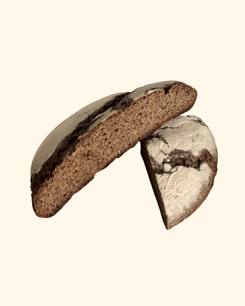Dark Rye Sourdough Bread