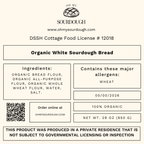 Classic White Sourdough Bread