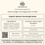 Garden Spinach Sourdough Bread