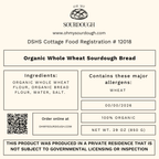 Whole Wheat Sourdough Bread